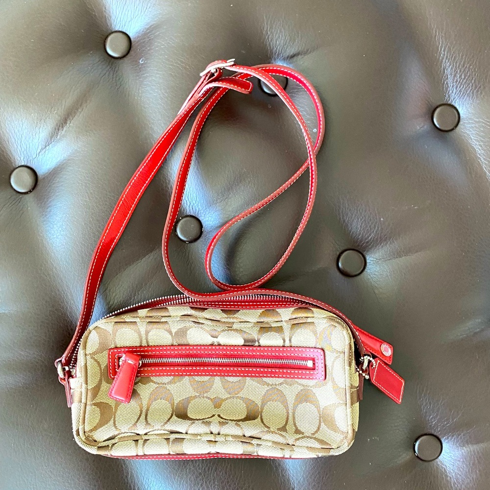 Coach cross body bag